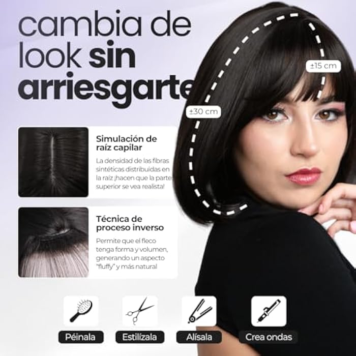 DILLARDS Gaibmax - Wigs For Women Hair Natural Looking Wigs For Women Short Hair Bob Wig With Bangs Fiber Synthetic Wigs - Image 3